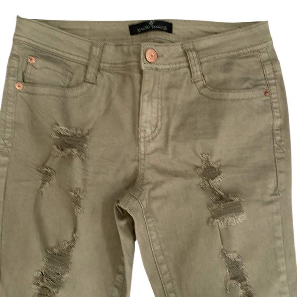 Almost‎ Famous Distress Skinny Jeans